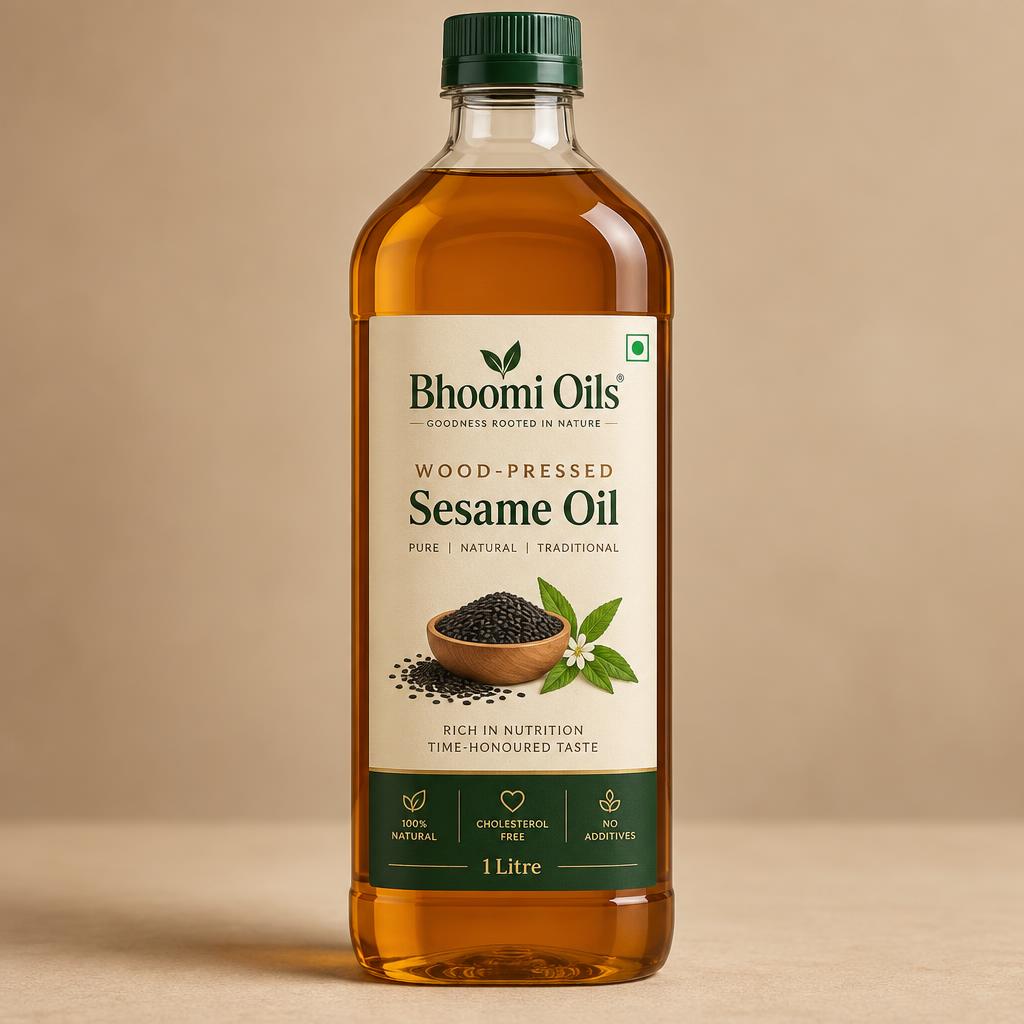 Wood-Pressed Sesame Oil